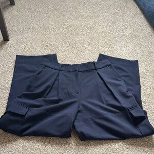 Banana Republic Navy Wide Leg Pants